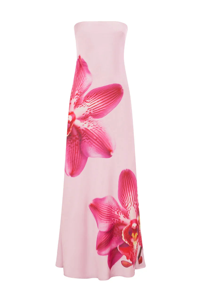 CELESTE MAXI DRESS ORCHID PINK