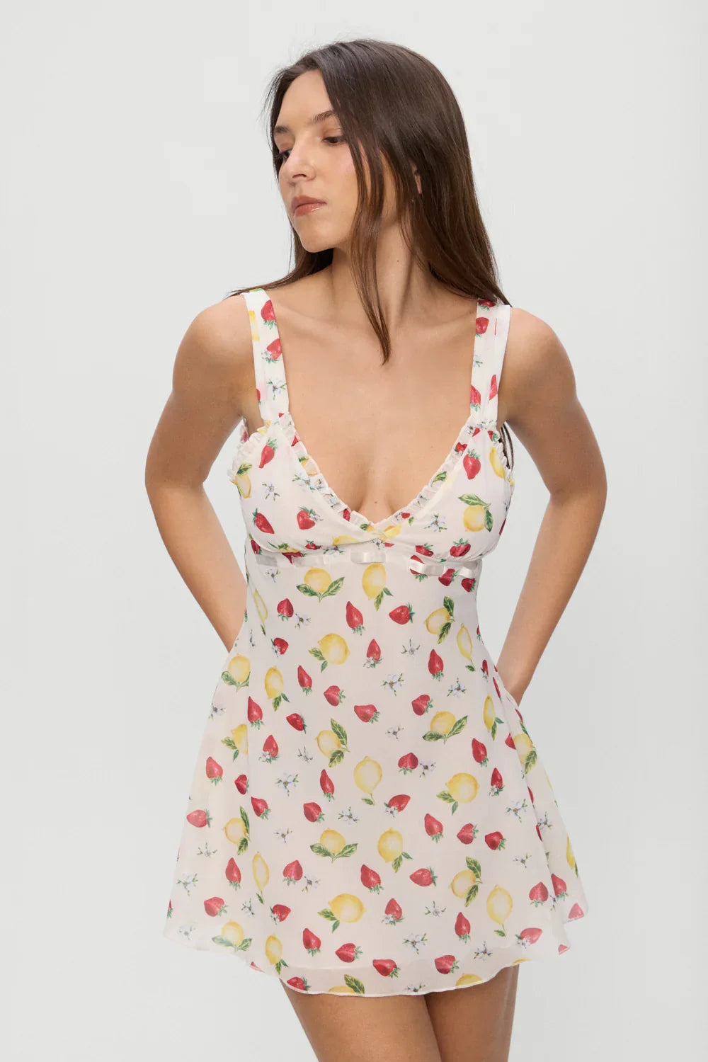 Dreamer Chiffon Mini Dress Amalfi