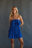 Kate Strapless Ruffle Romper
