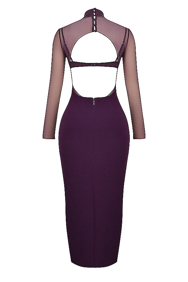 black grape maxi dress