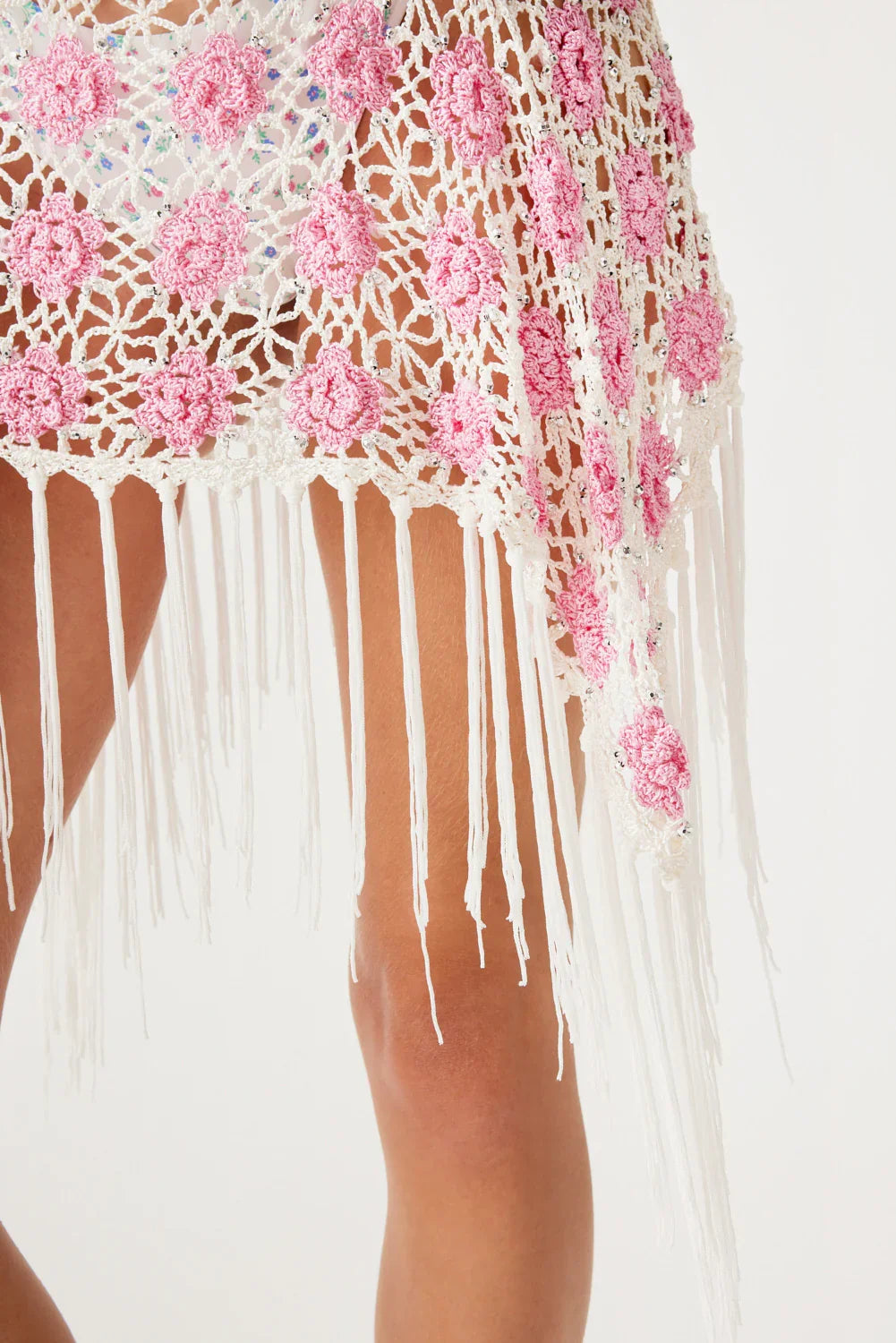 Hendrix Crochet Skirt Pink Sugar