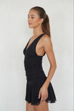 Quinley Drop Waist Mini Dress