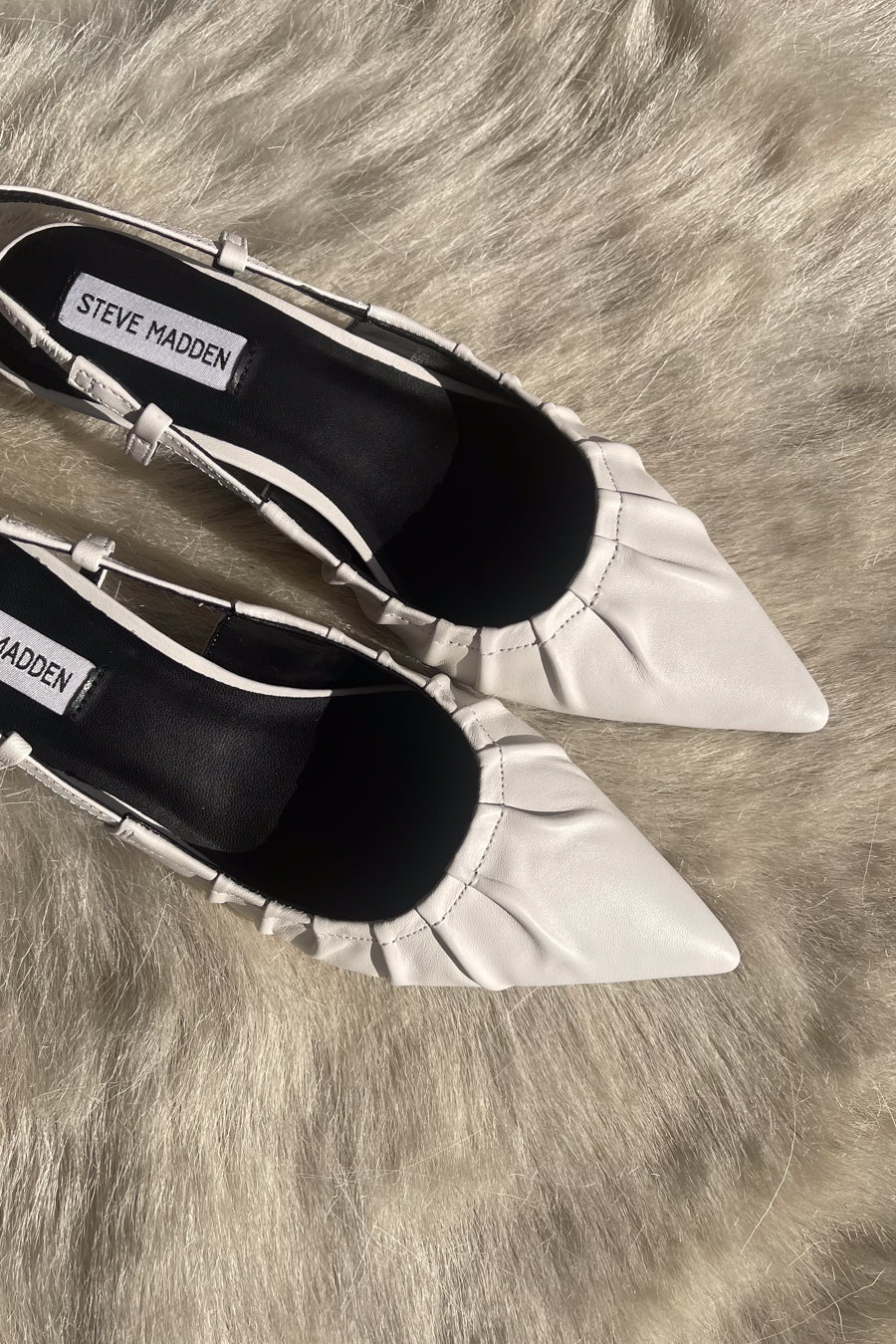 Syrie Pleated Pointed Toe Heel