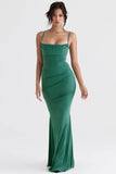 forest corset maxi dress