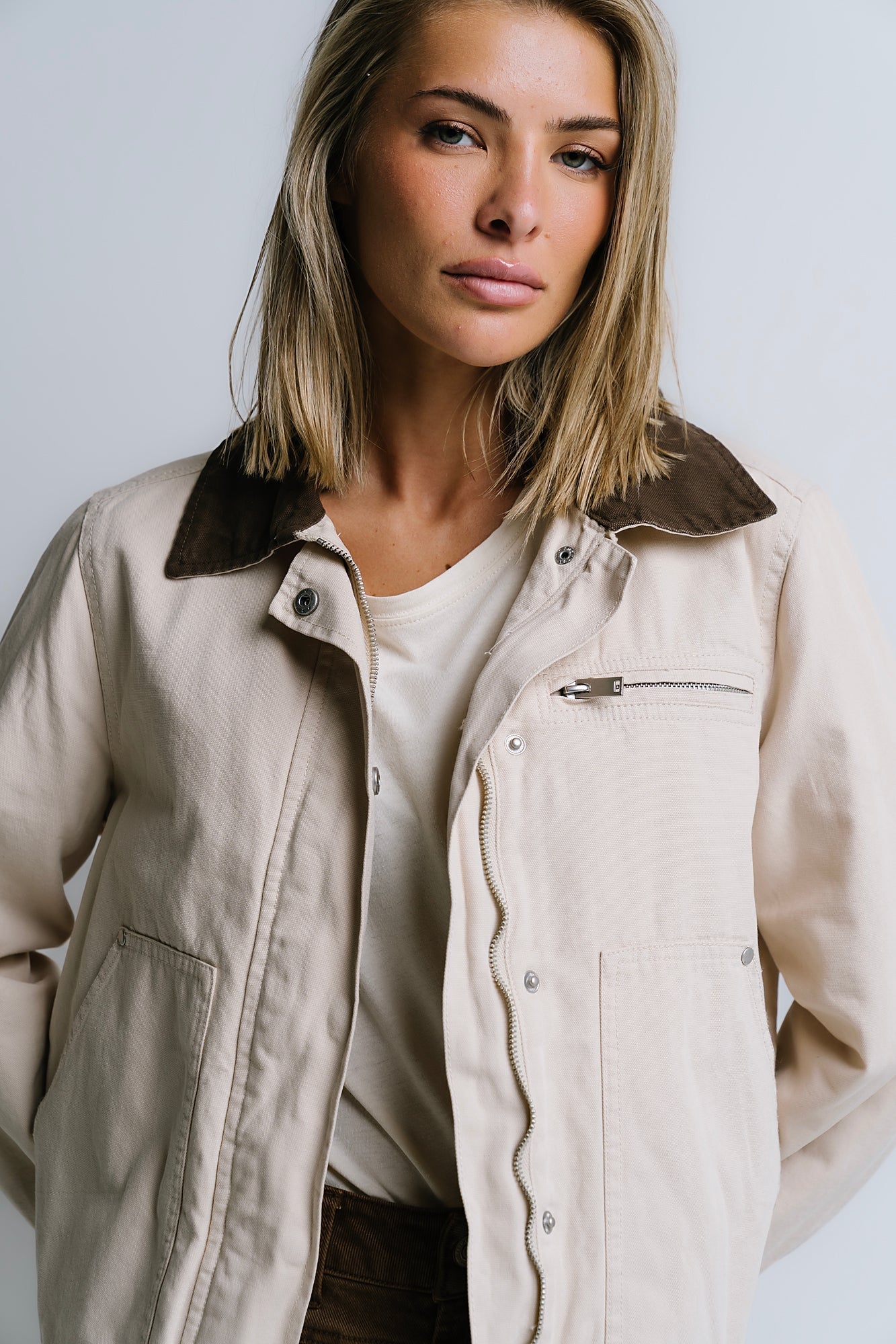 Ember Barn Jacket in Ecru