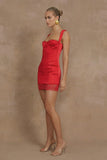CLAUDELLE MINI DRESS RED