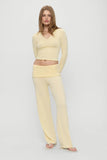 Storm Knit Pants Buttercream