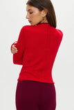 Leo Knit Button Up Cardigan Ember