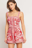 EURO SUMMER WOVEN ROMPER