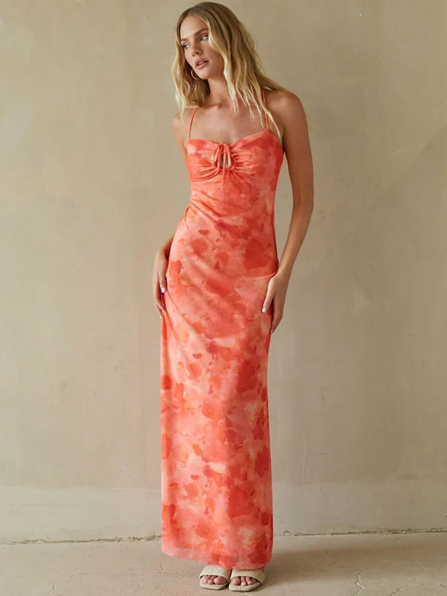 Chelley Keyhole Maxi Dress