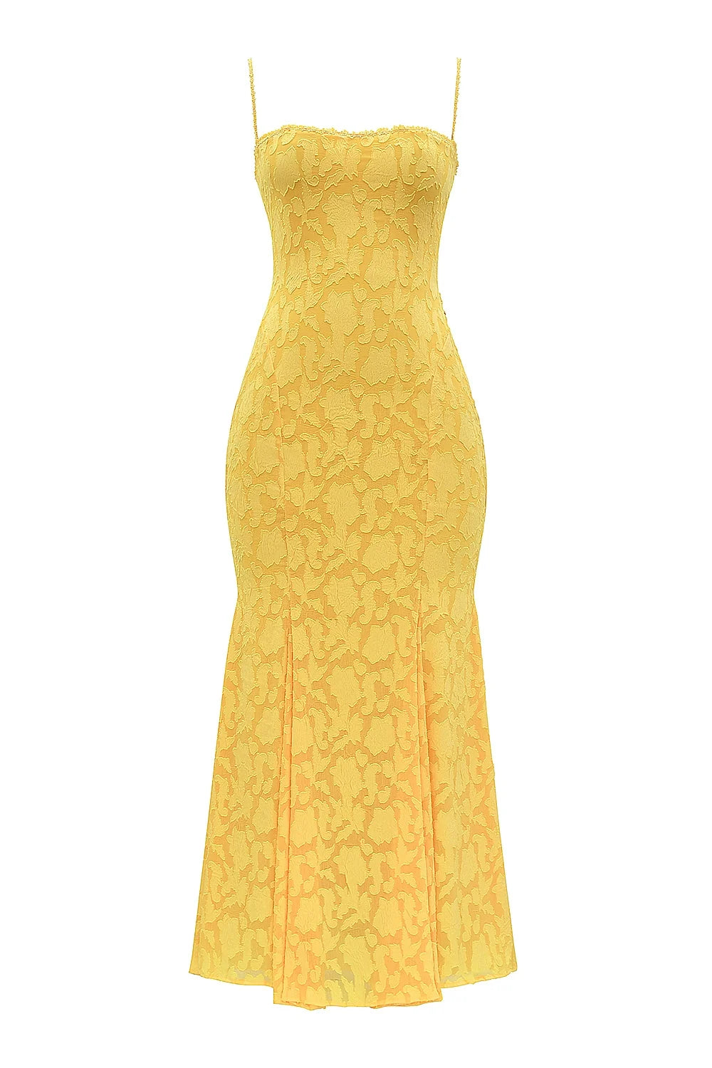 apricot lace up back maxi dress