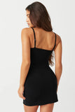 Gwen Terry Mini Dress Black