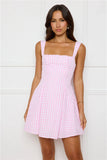 Grape Escape Mini Dress Pink