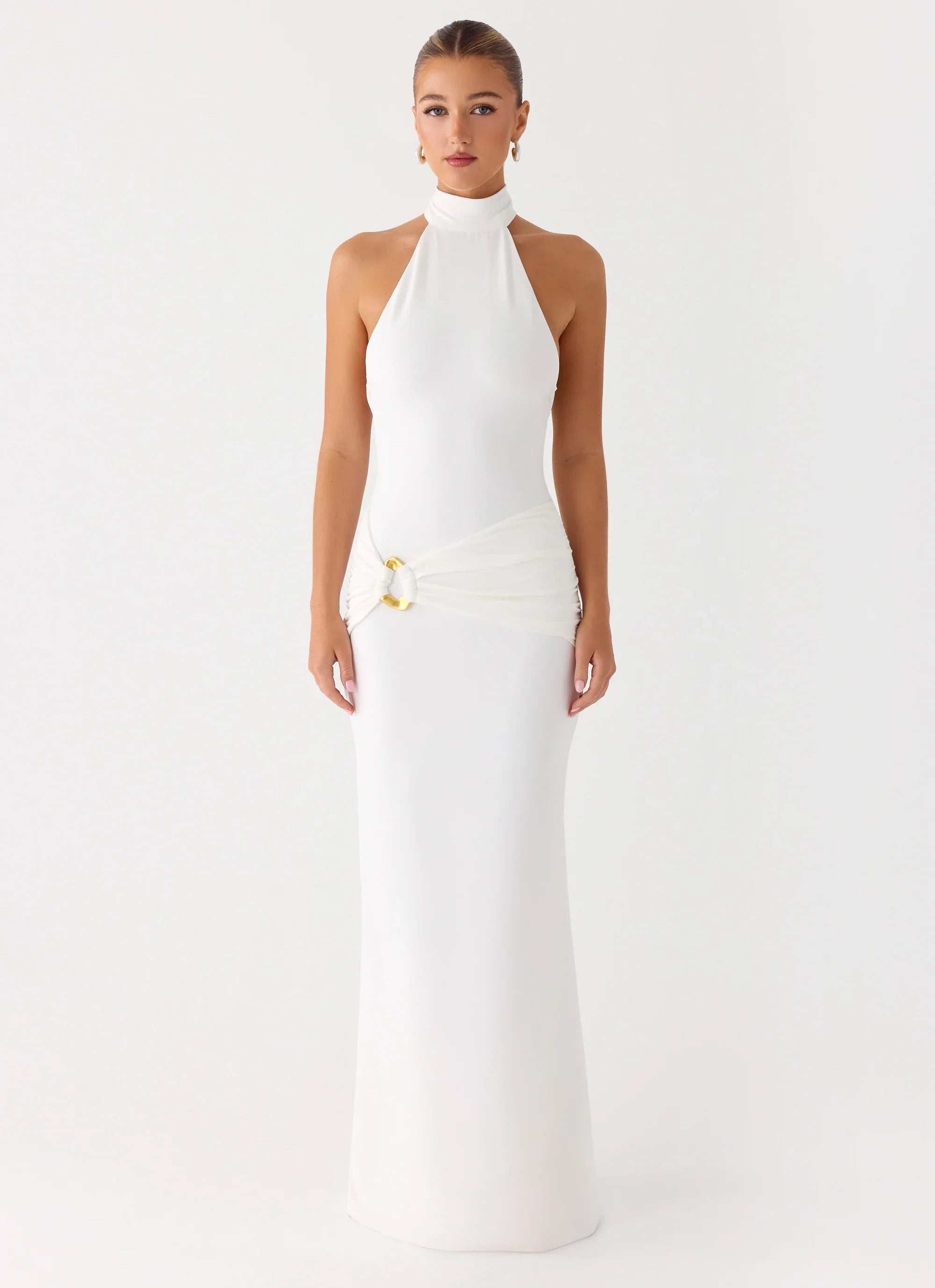 Forever Radiant Maxi Dress White