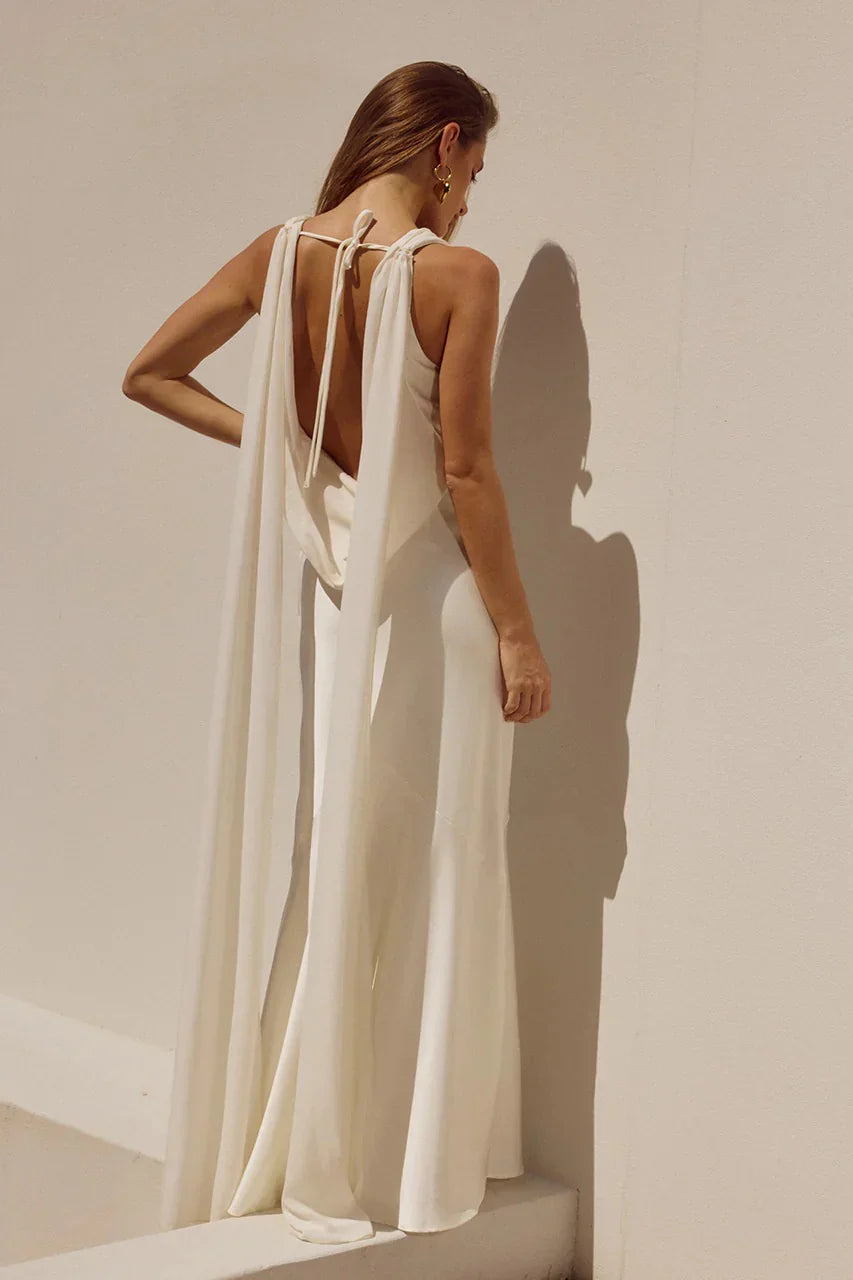 Gabriella Cowl Neck Maxi Dress