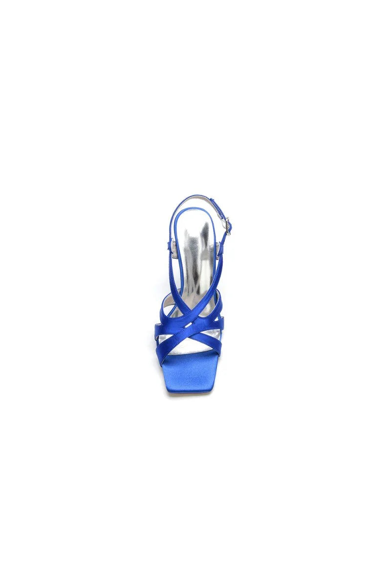 Open Toe Party Shoes with Satin