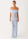 Gracie Twist Maxi Dress Blue