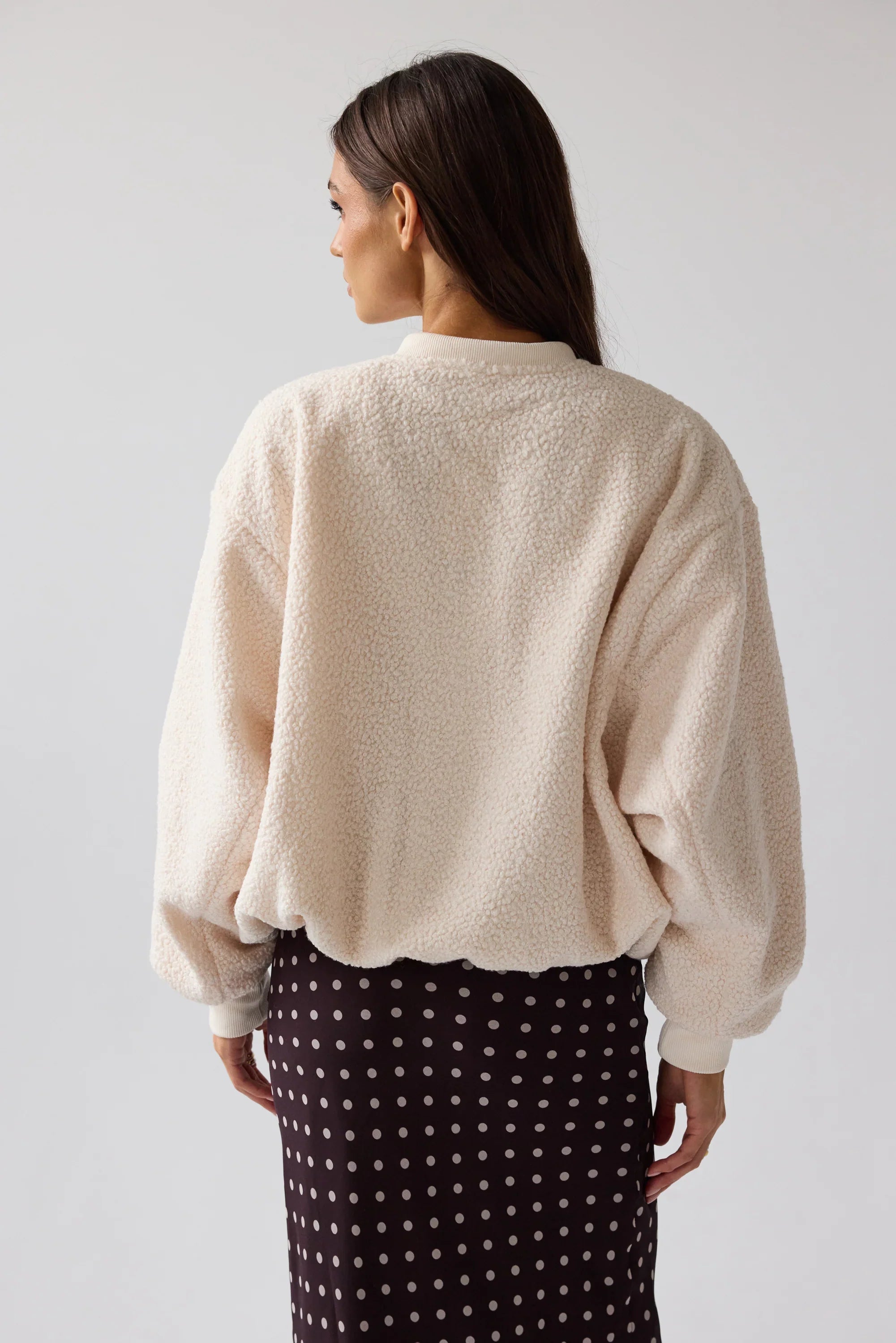 Lucie Sherpa Bomber Jacket