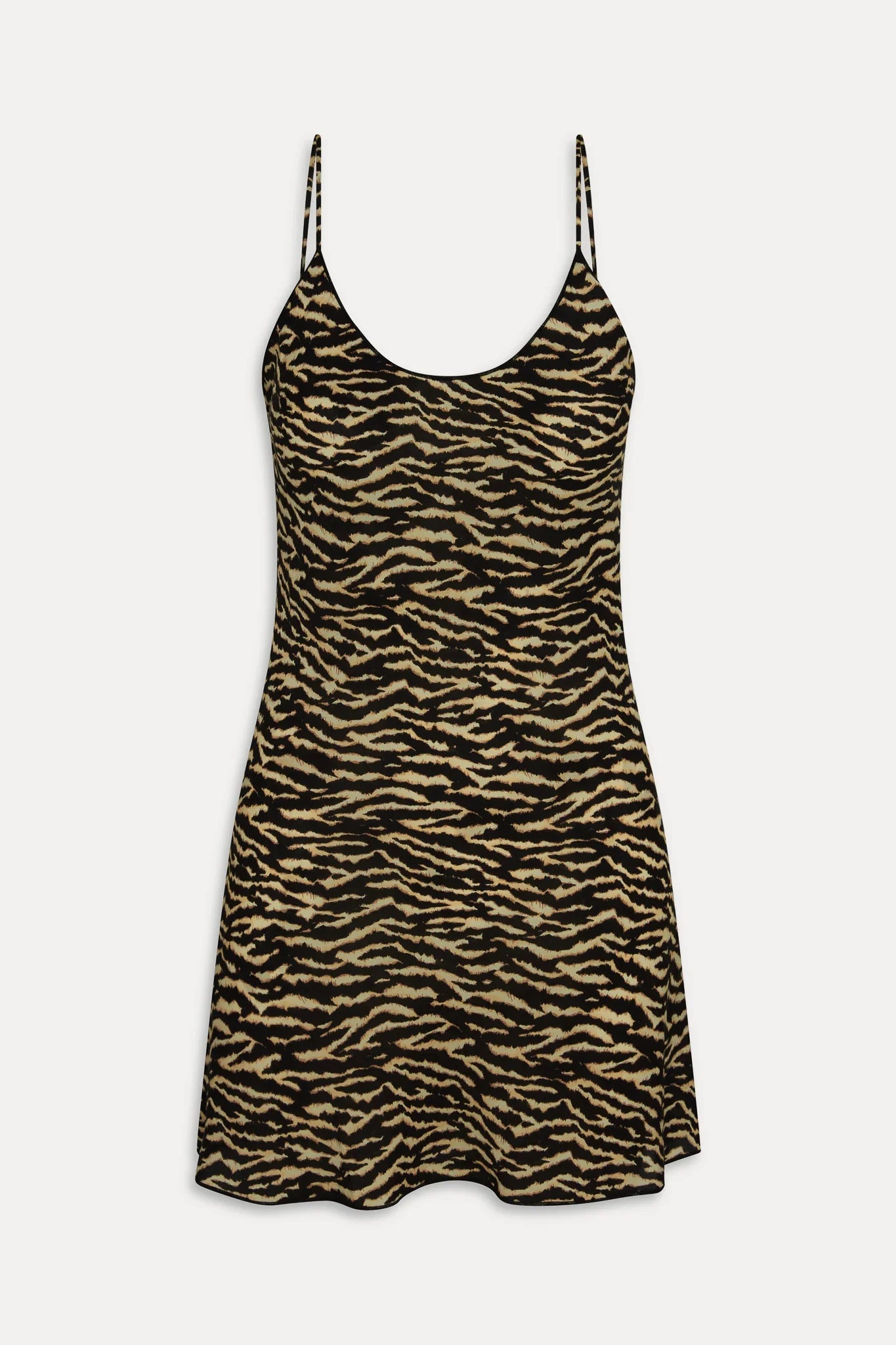 x Réalisation Par Luz Mini Slip Dress Vintage Tiger