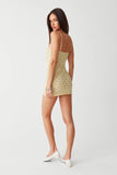 Gwen Floral Mini Dress Buttercup Bouquet