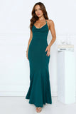 Higher Standards Halter Maxi Dress Teal