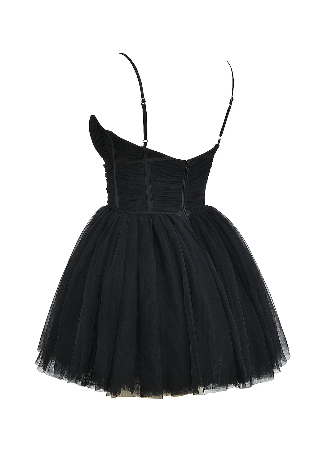 black tulle mini dress sale