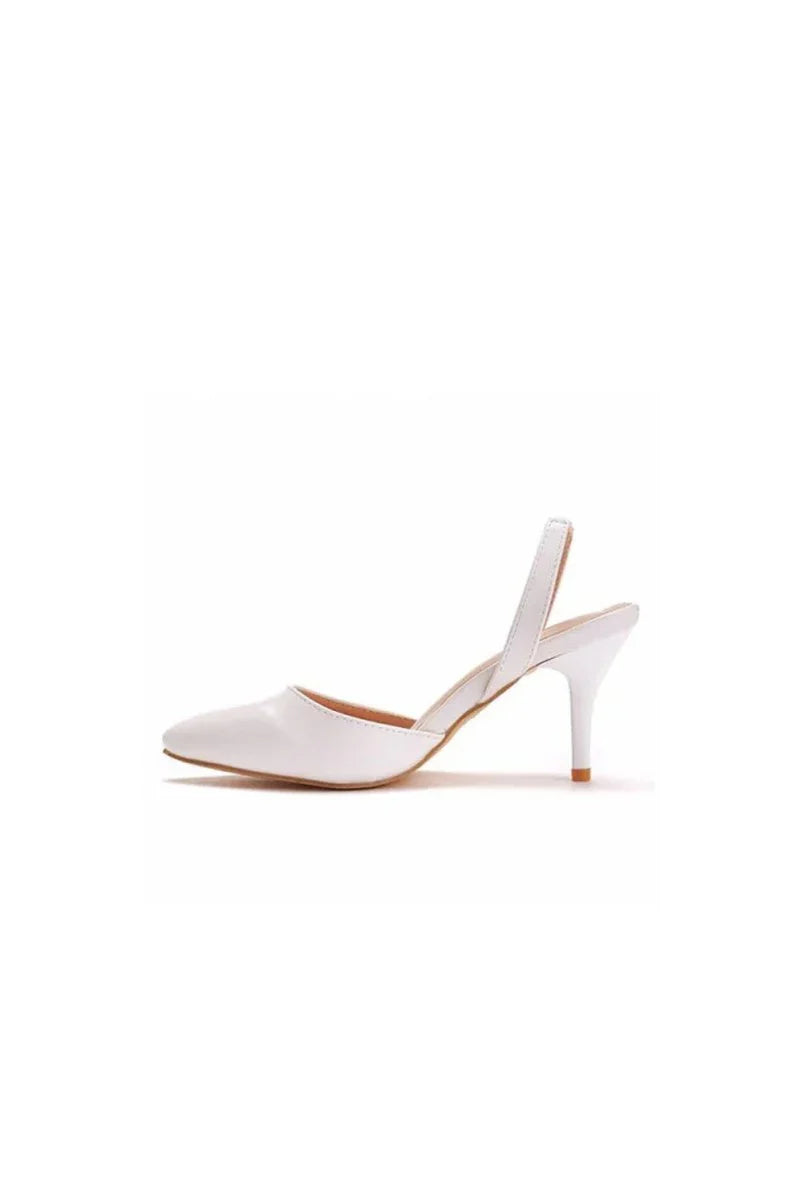 Simple Elegant Pointed Toe Stiletto Slingback High Heels