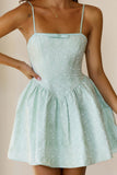 Through The Vines Mini Dress Sage