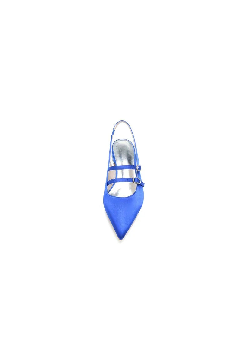 Simple Slingback Pointed Toe Flats