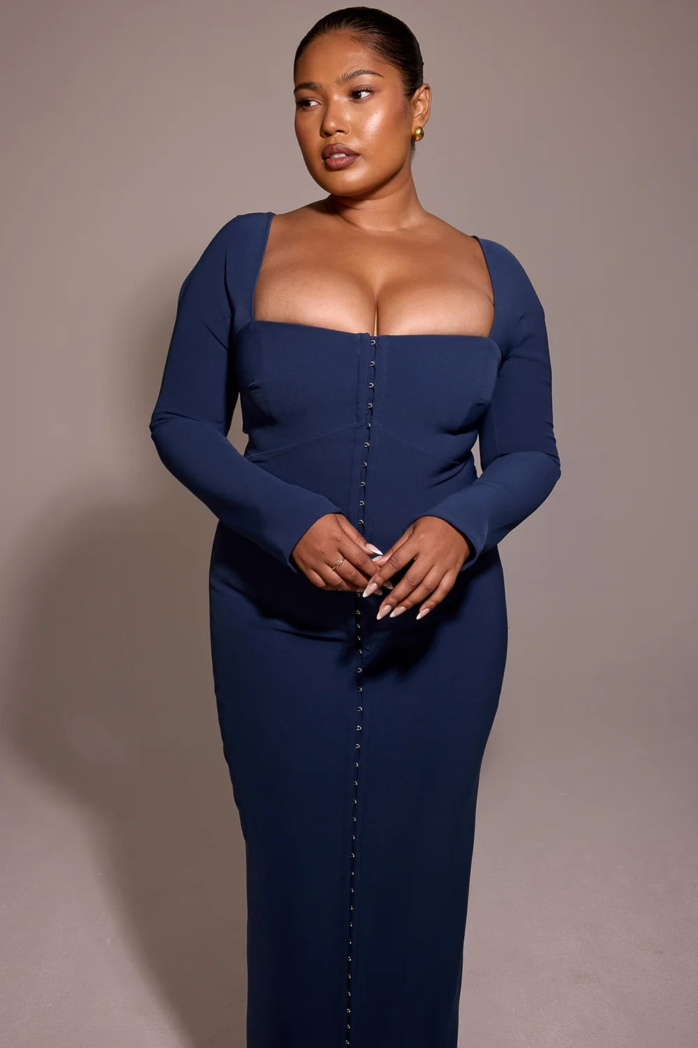 midnight bodycon maxi dress sale