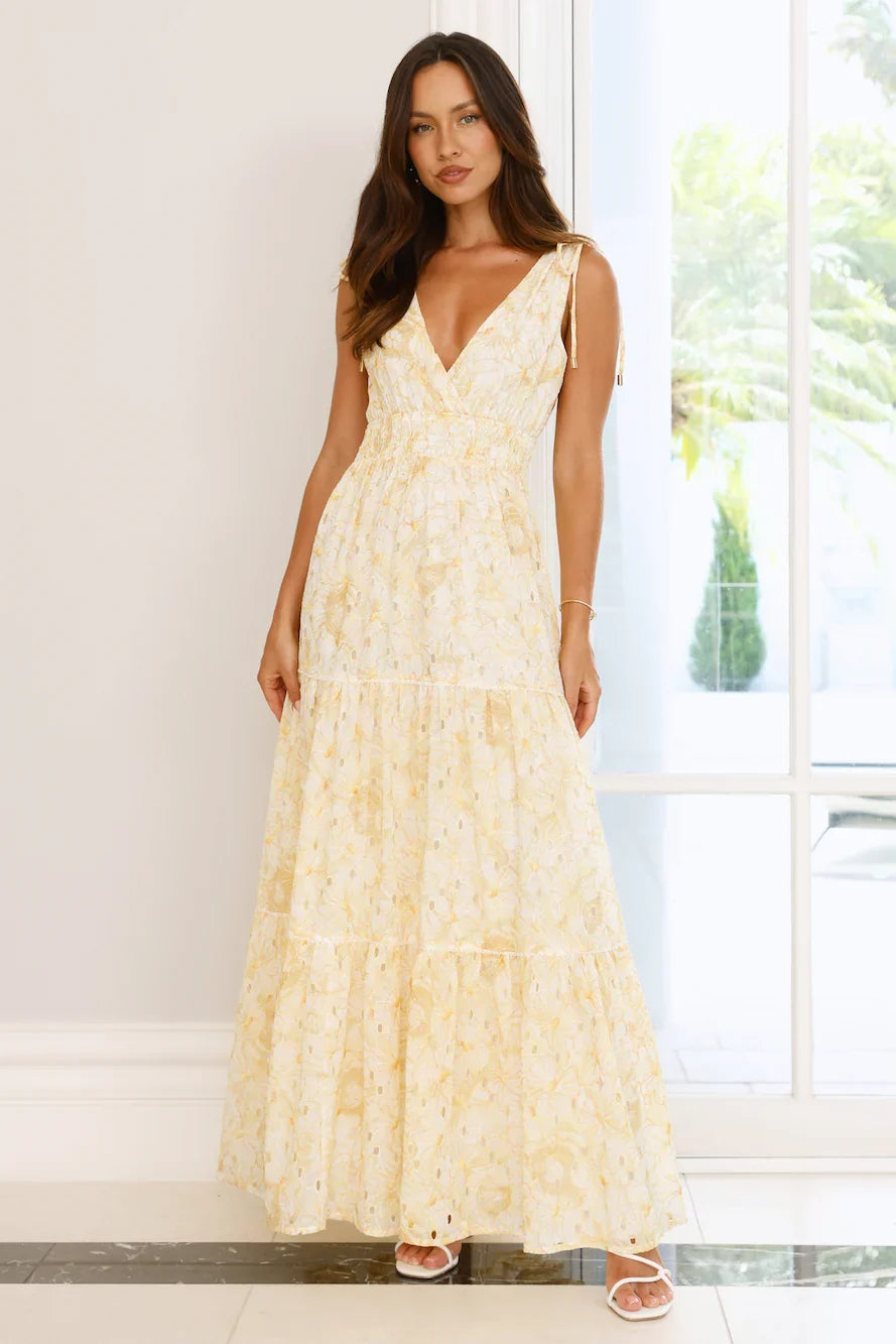 Sunshine Coast Maxi Dress Yellow