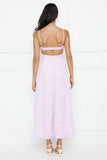 Pine Blossom Maxi Dress Lilac