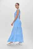 Christabelle Polka Dot Maxi Dress Raindrop