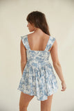 Kaylyn Bustier Button Romper