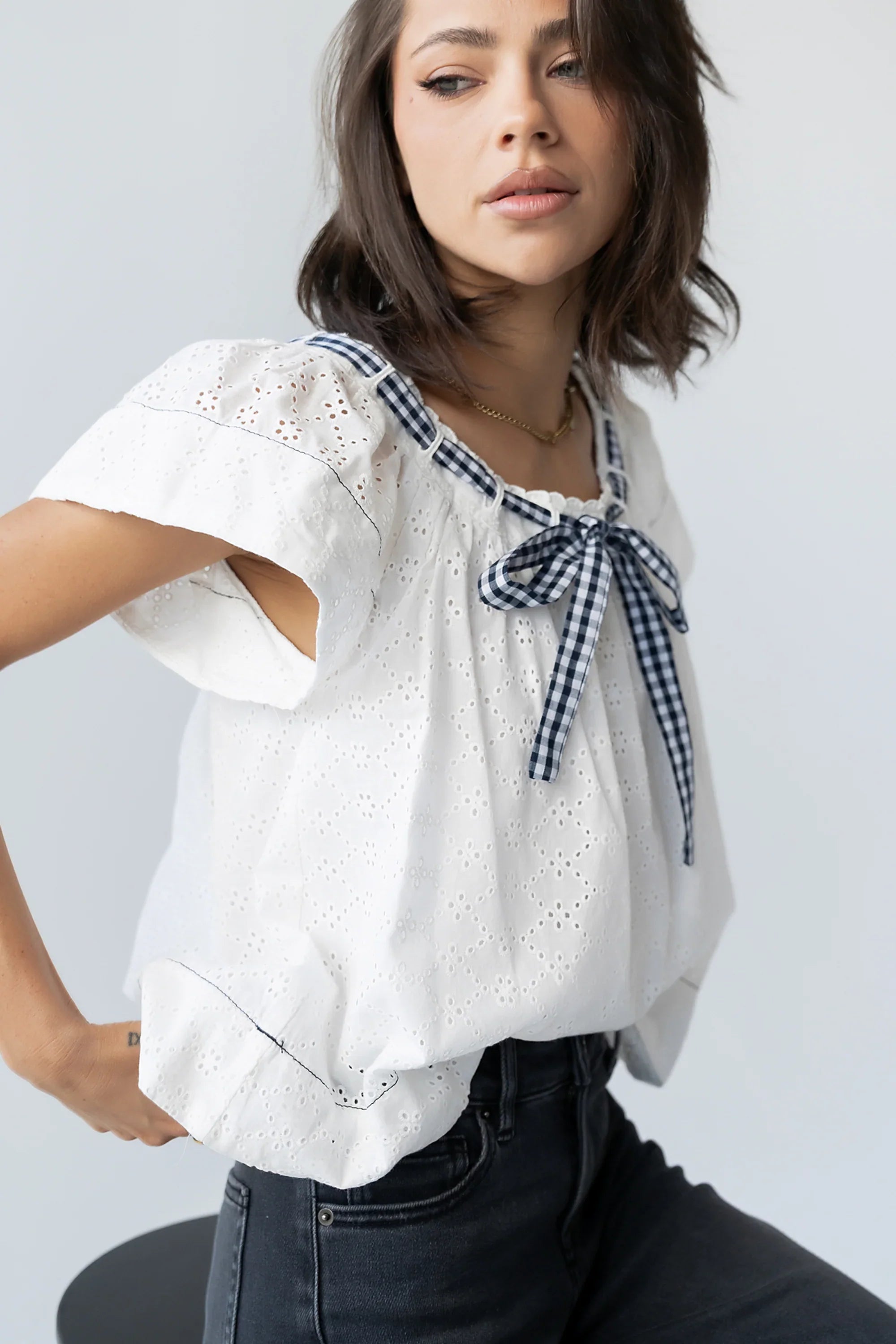 Margot Embroidered Blouse