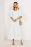 Cassia Corset Dress in Ivory FINAL SALE