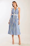 WAIT FOR IT WOVEN MIDI DRESS