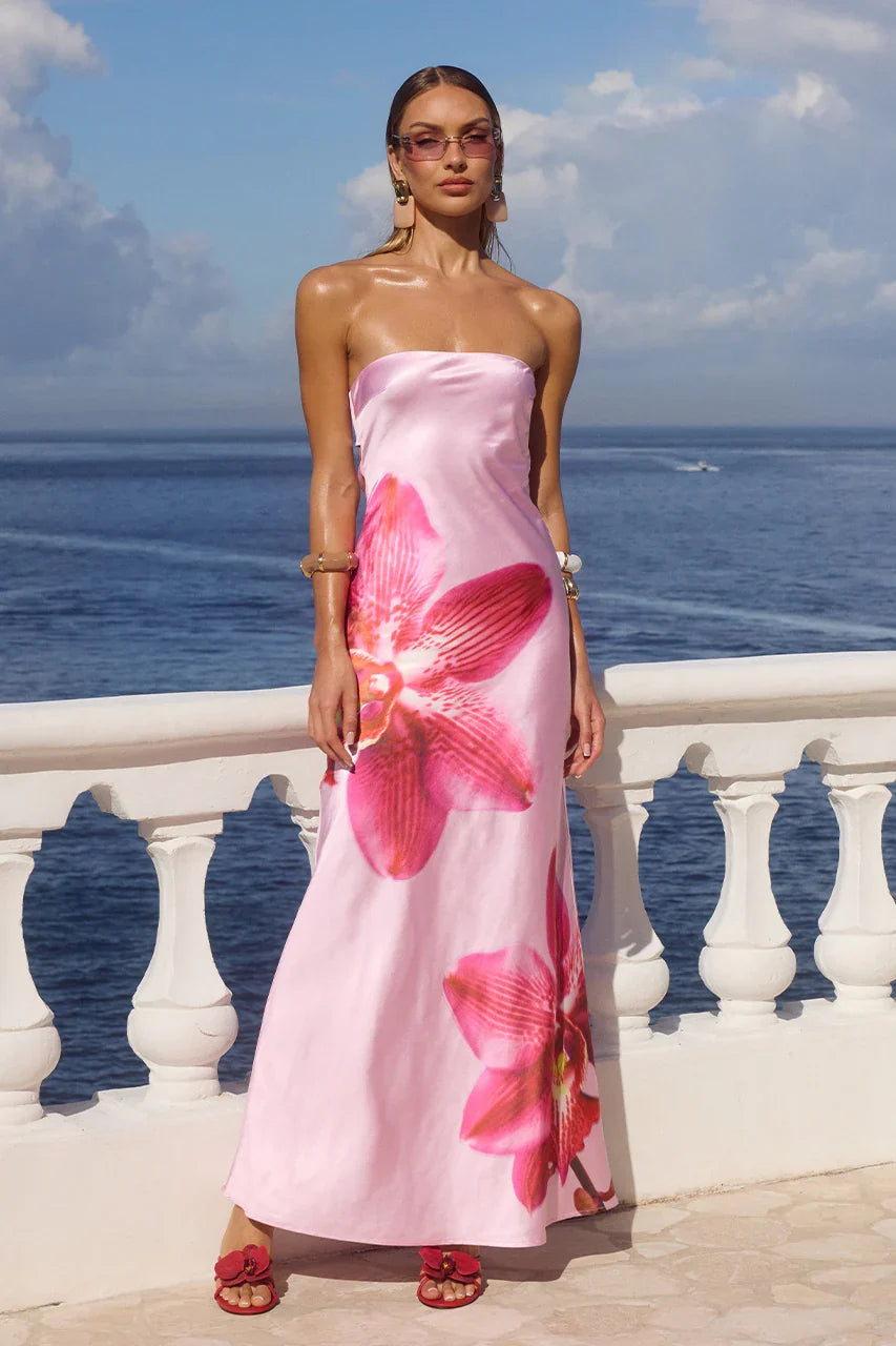 CELESTE MAXI DRESS ORCHID PINK