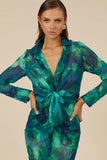 Calista Shirt Dress Green
