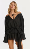 Lioness Elements Mini Dress In Noir