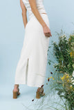 Opal Textured Skirt in Ivory