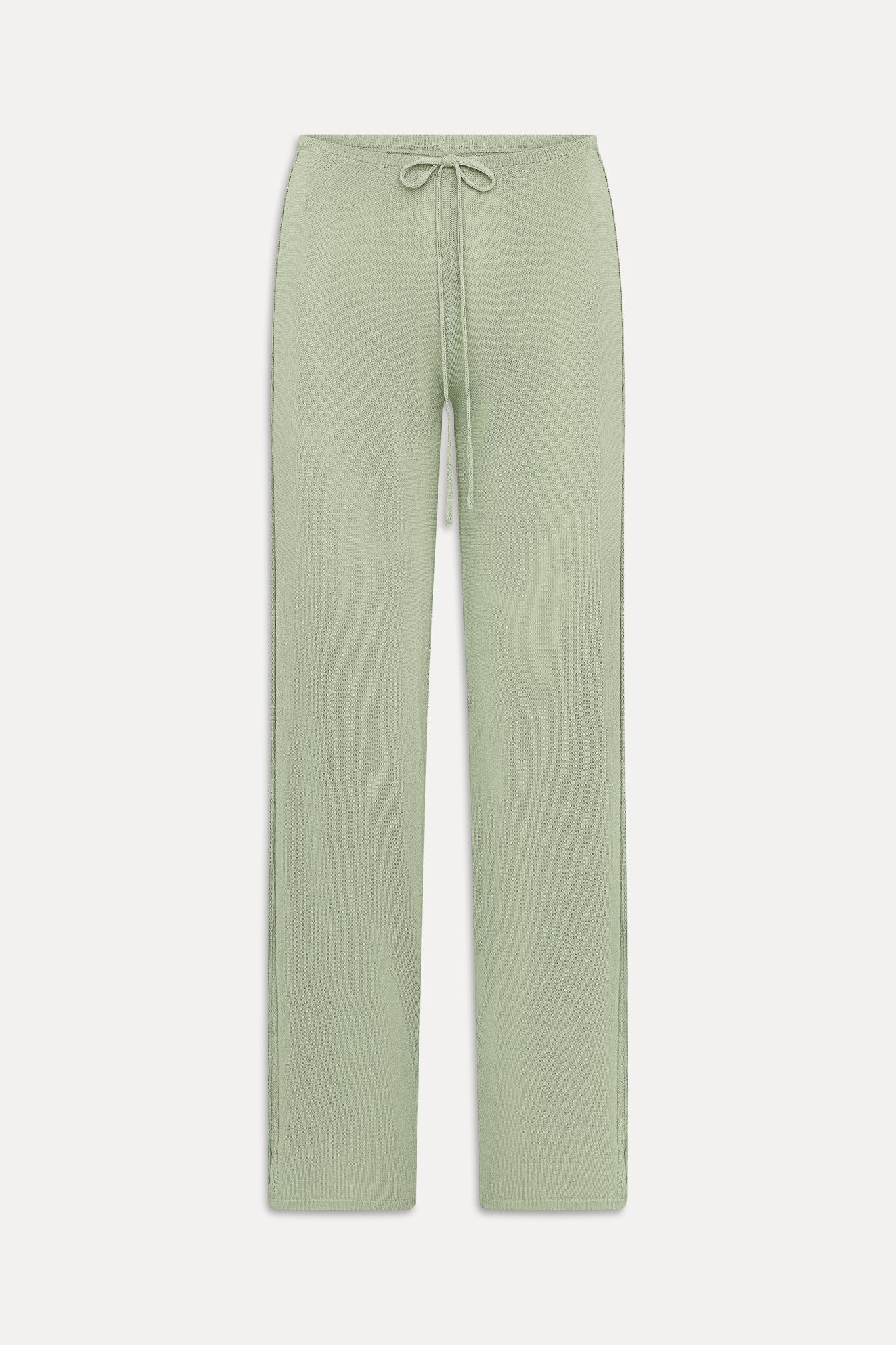 Ela Low Rise Knit Pants Eucalyptus