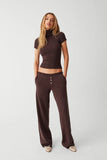 Elle Ribbed Cloud Knit Sweater Mocha