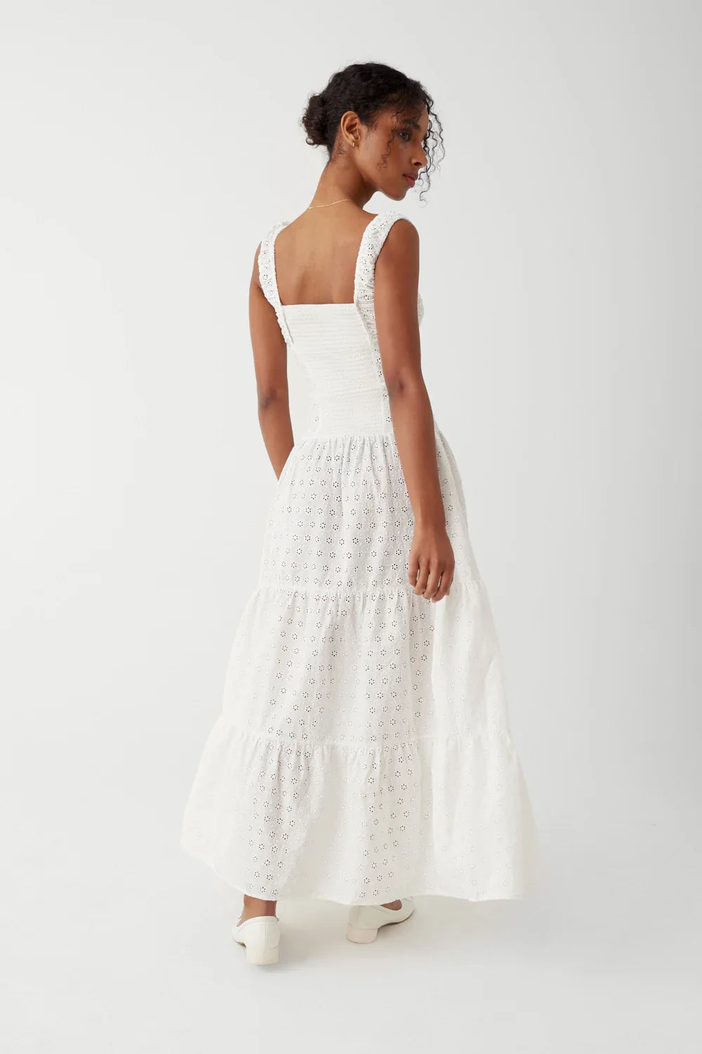 Christabelle Eyelet Maxi Dress Angels Wing