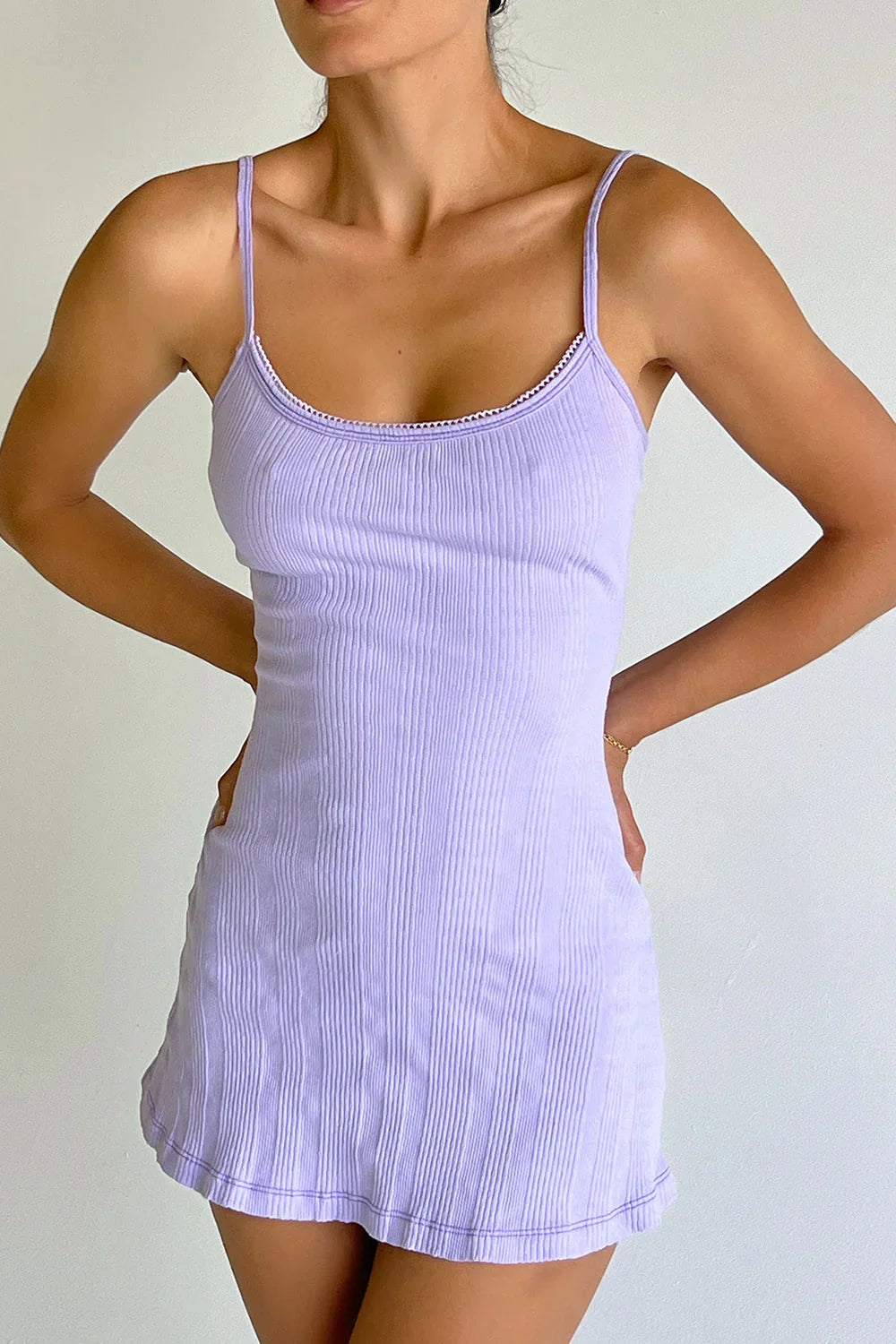 Gwyneth Lounge Mini Dress Violetta
