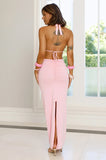 Midnight District Maxi Dress Pink