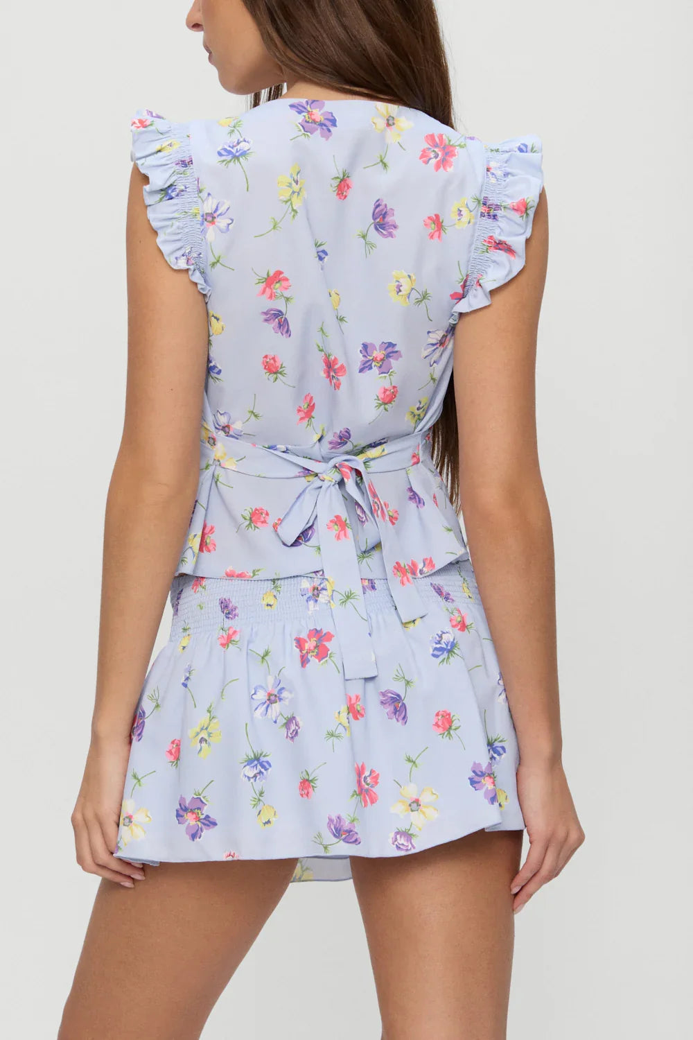 Clover Mini Skirt Fresh Florals