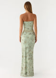 Come Through Maxi Dress Wispy Fern