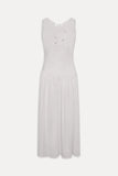 Soleil Backless Embroidered Midi Dress Sleepy Angel