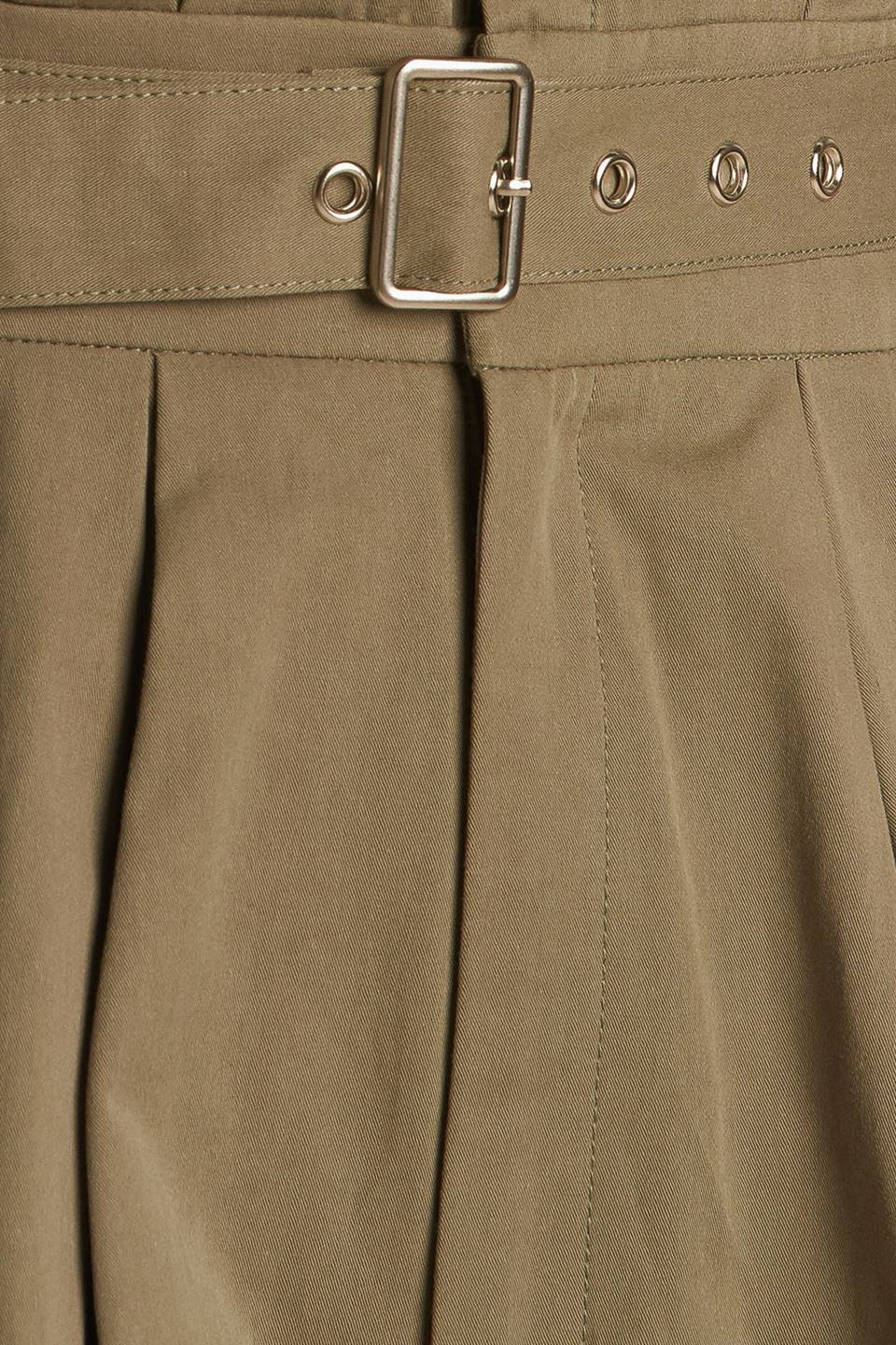 Olive Utility Belted Romper